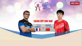 WANG CHUQIN vs FELIX LEBRUN - ITTF World Team Table Tennis Championships Finals BUSAN 2024
