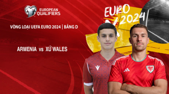 Armenia vs Xứ Wales - Vòng loại UEFA EURO 2024 - Full trận