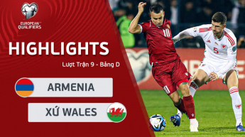 Armenia vs Xứ Wales - Vòng loại UEFA EURO 2024 - Highlights