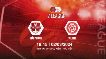 Hải Phòng vs Thể Công Viettel - V.League 2023/24 - Vòng 12