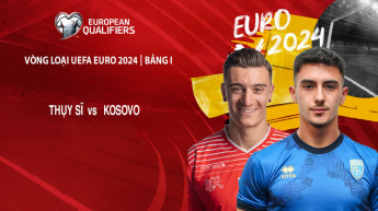 Thụy Sĩ vs Kosovo - Vòng loại UEFA EURO 2024 - Full trận