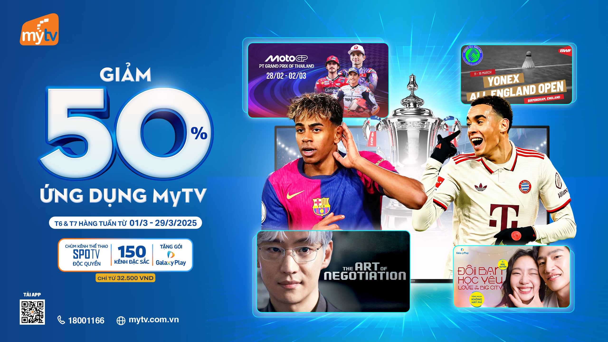 Chào tháng mới MyTV giảm giá 50% gói cước dành cho đa nhà mạng